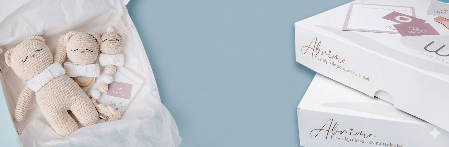 Packaging WAG — regalo para bebé
