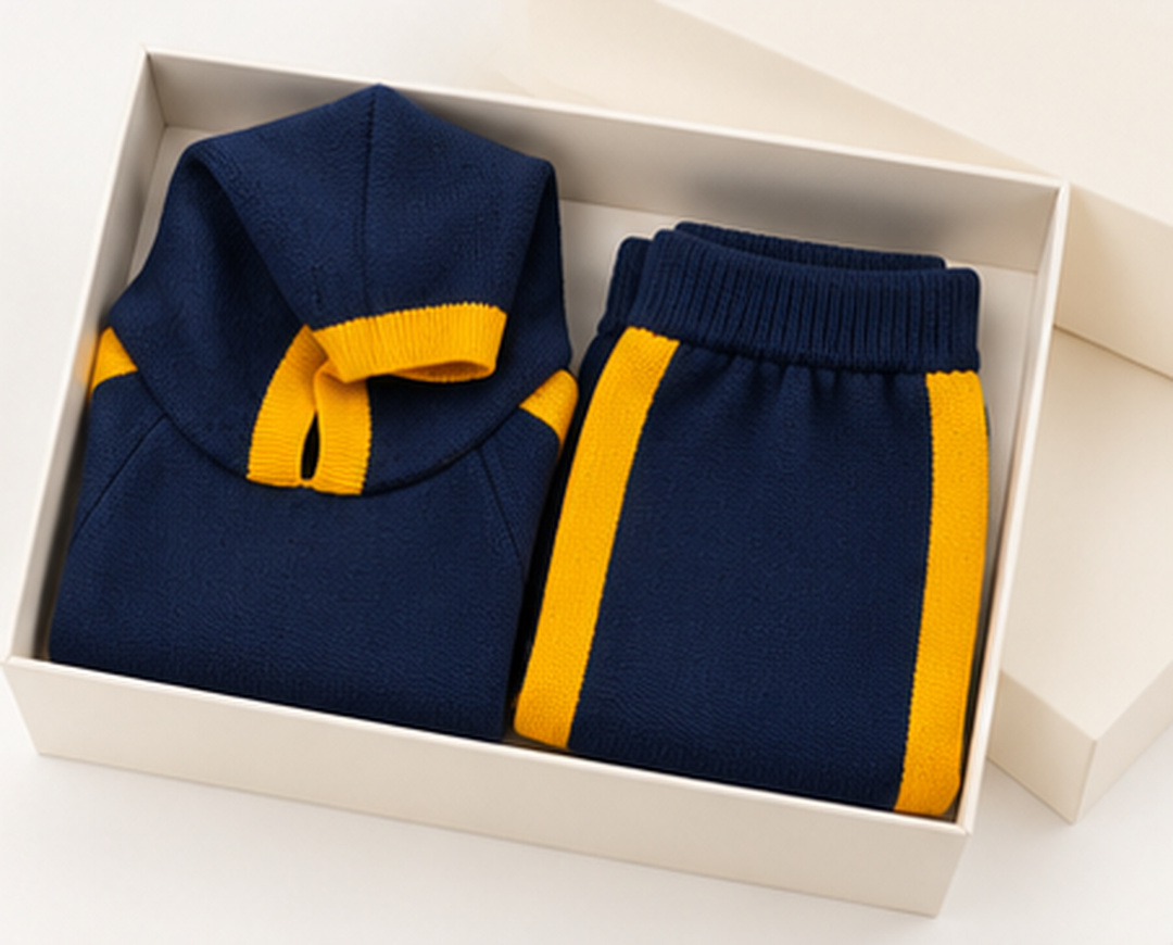 Conjunto Mini Xeneize en su caja de regalo